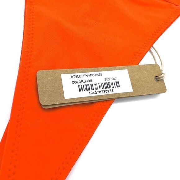 SKIMS Fits Everybody Micro Thong in Rare Color Fire Size 2X - Picture 5 of 12